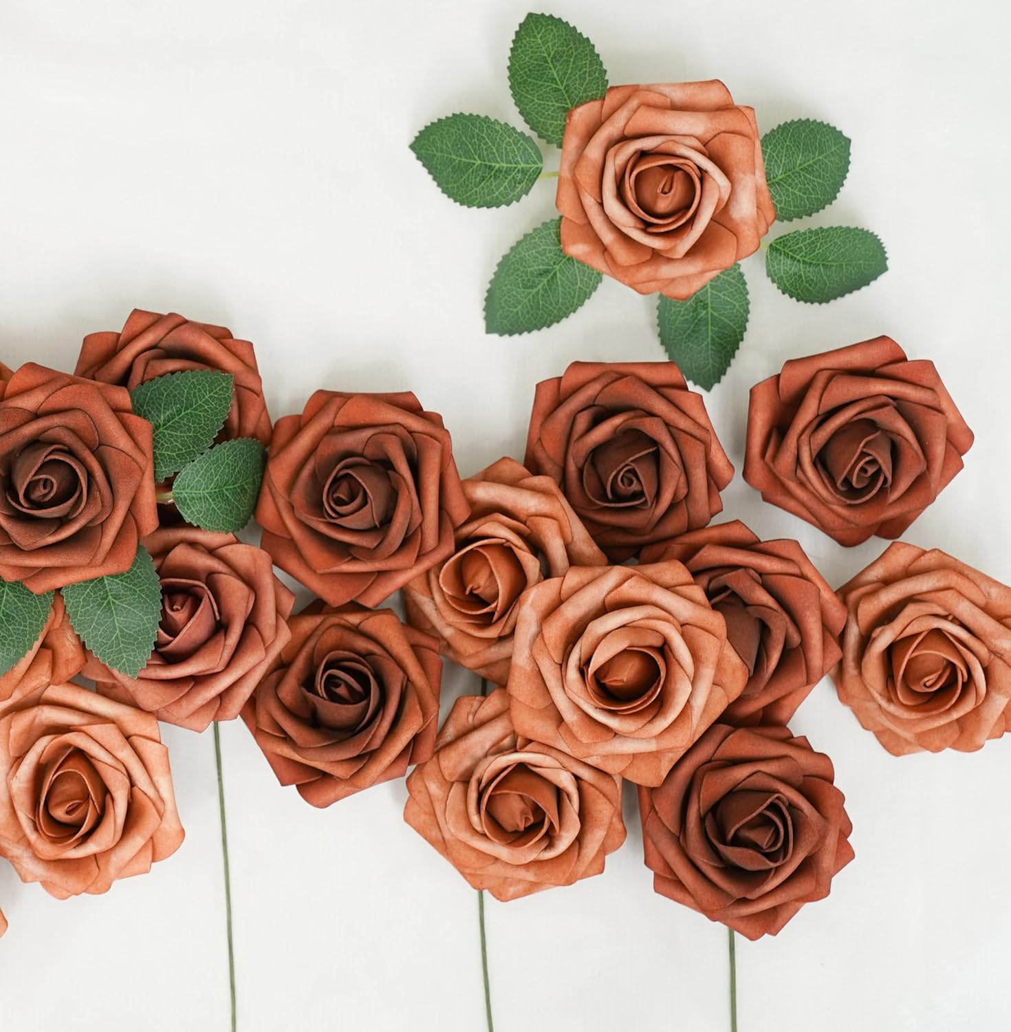 25pcs Artificial Rose for DIY  - Florist Supply Bulk recension och pris