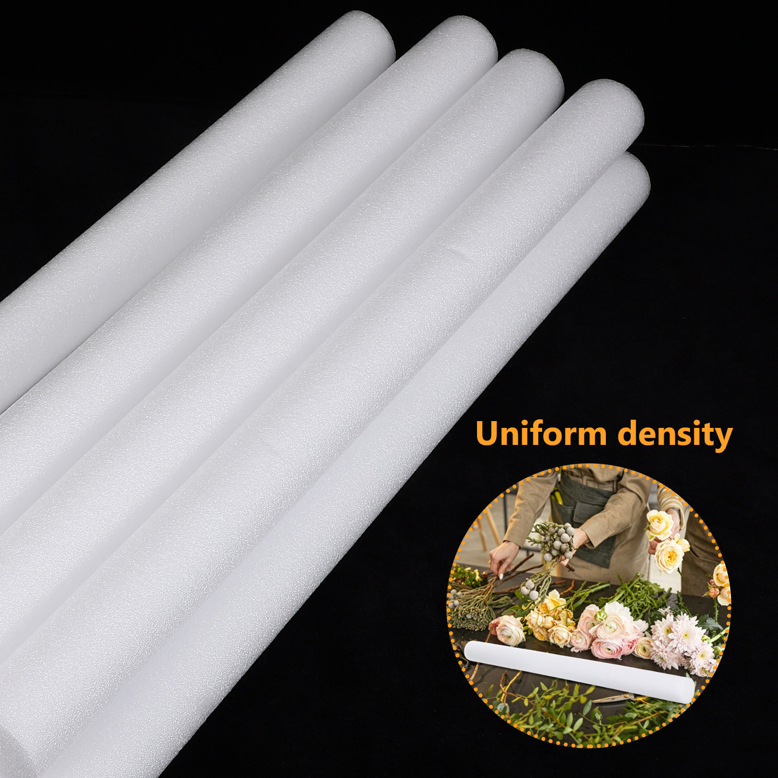 8Pcs Flower Foam Rods 1.6x19.7 - Florist Flower Supply recension och pris
